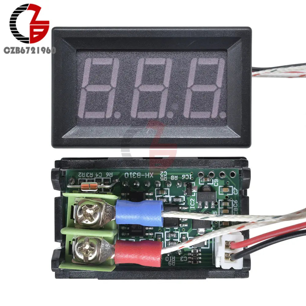 12V Digital K-Type M6 Thermocouple with Thermometer (800°C Max)
