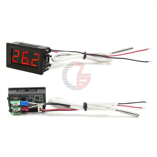 12V Digital K-Type M6 Thermocouple with Thermometer (800°C Max)