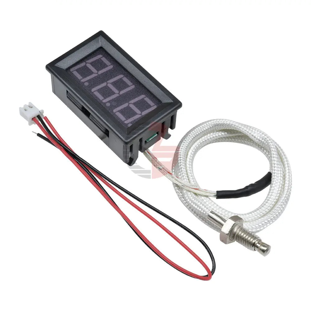12V Digital K-Type M6 Thermocouple with Thermometer (800°C Max)