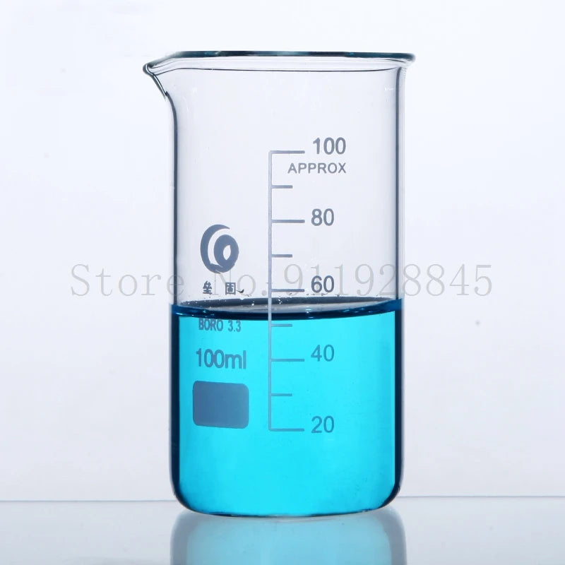 Tall Form Graduated Glass Beaker (Borosilicate)