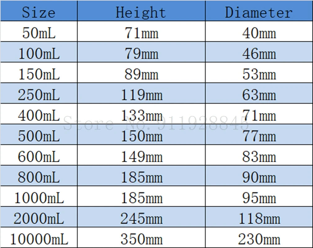 Tall Form Graduated Glass Beaker (Borosilicate)