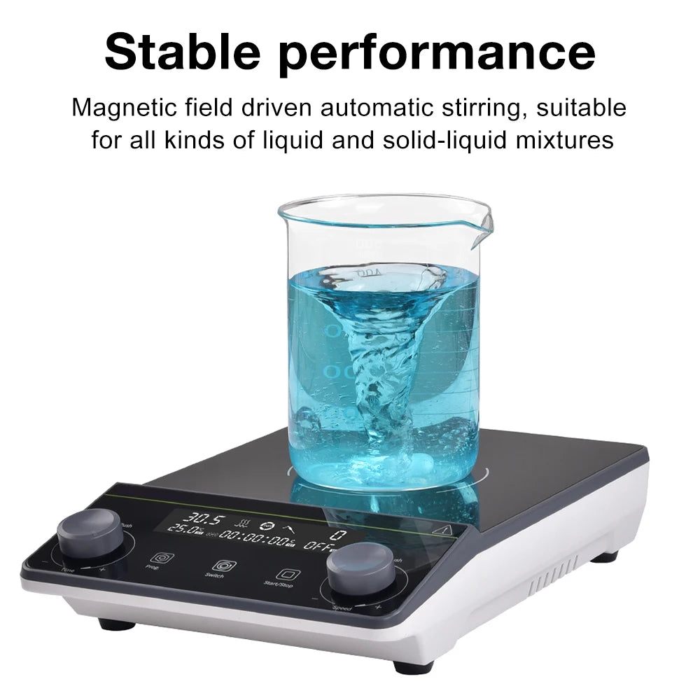 5L Magnetic Stirrer Hot Plate Heating Stirrer with LCD Display
