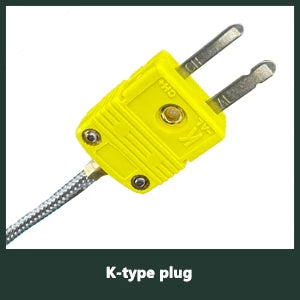 K-Type Thermocouple Probe with Alligator Clip