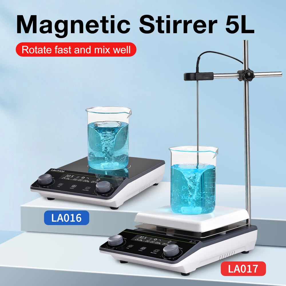5L Magnetic Stirrer Hot Plate Heating Stirrer with LCD Display