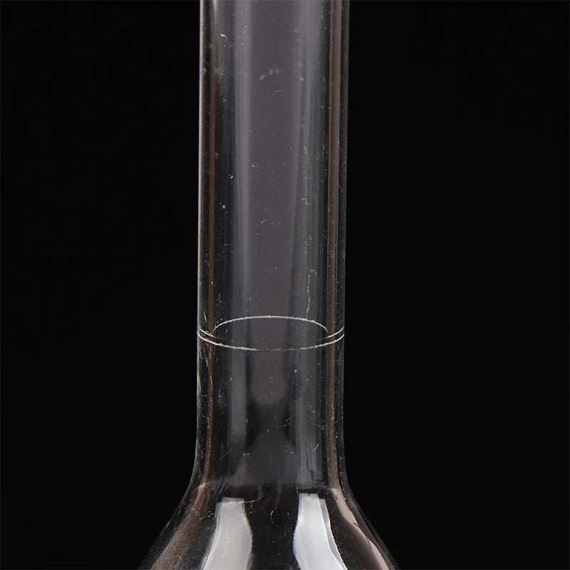 1Pc 10/25ml Transparent Glass Volumetric Flask Glassware with Stopper