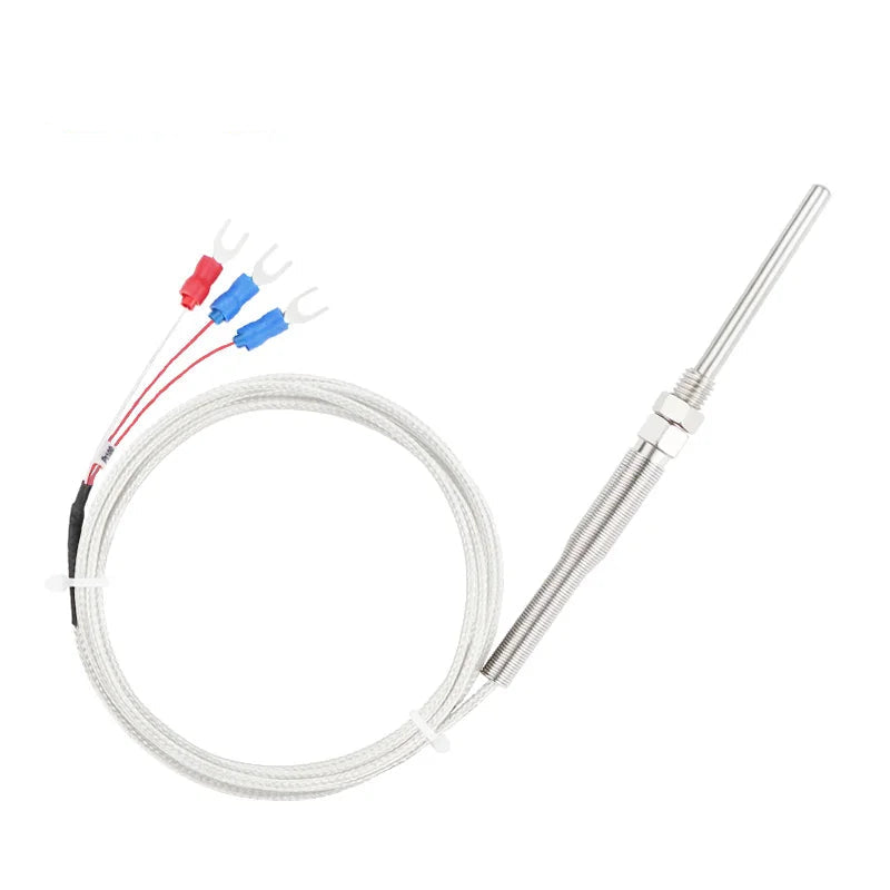 K type Thermocouple with Probe Screw Thread and Cable to Measure Temperature