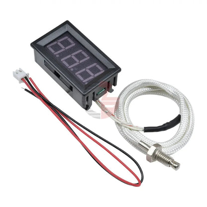 12V Digital K-Type M6 Thermocouple with Thermometer (800°C Max)