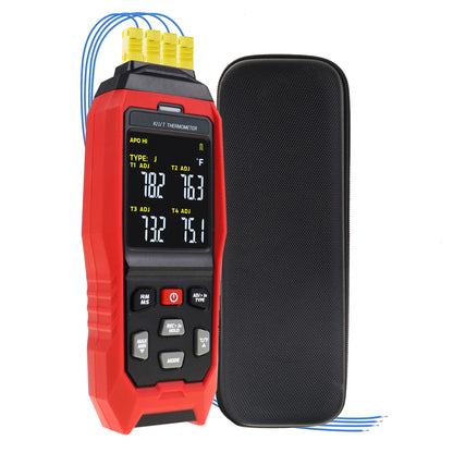 Real-Time 4-Channel Temp Datalogger (K/J/T)