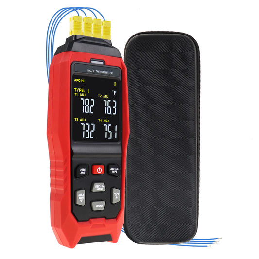 Real-Time 4-Channel Temp Datalogger (K/J/T)