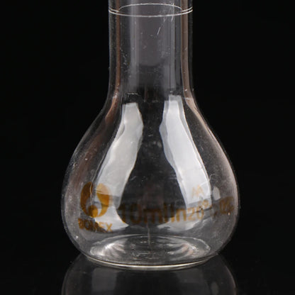 1Pc 10/25ml Transparent Glass Volumetric Flask Glassware with Stopper
