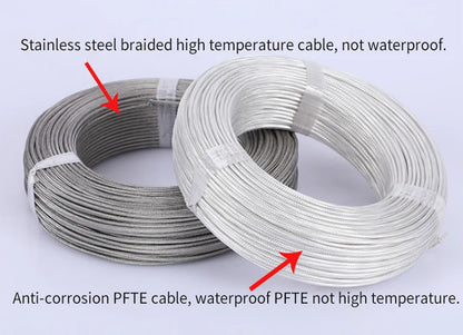 K type Thermocouple with Probe Screw Thread and Cable to Measure Temperature