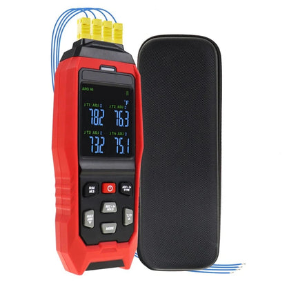 4-Channel K-Type Thermocouple Datalogger with Alarm